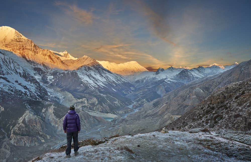 Annapurna trekking region in Nepal